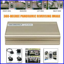 3D 360° Bird Eye View Panoramic 4 Camera Car DVR Recording Parking Monitor Video