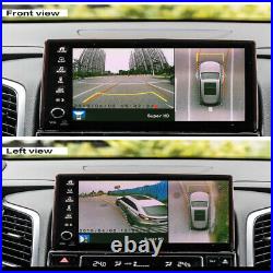3D 360° Bird Eye View Panoramic 4 Camera Car DVR Recording Parking Videos Parts