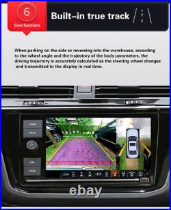3D 360 Bird View Car Parking Assist Camera DVR System Backup Rear View Universal