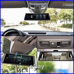 3G 10 FHD Dash Camera Car DVR Mirror GPS ADAS Monitor Rear View Cam GPS Navi
