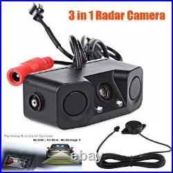 3in1 170° Car Visual Reversing Rear View Camera with Backup Radar Parking Sensor 3in1 170° Car Visual Reversing Rear View Camera with Backup Radar Parking Sensor