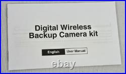3x Wireless Backup Cameras 1080p 7 Screen IP69 Waterproof for Truck Bus Trailer 3x Wireless Backup Cameras 1080p 7 Screen IP69 Waterproof for Truck Bus Trailer