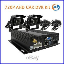 4CH 720P AHD GPS SD Car MDVR DVR Video Record Truck Rear View AHD Camera System