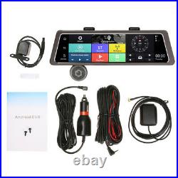 4G 10 IPS GPS Dual Lens Android 5.1 Car Rearview Mirror DVR Recorder Camera Kit