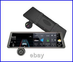 4G 10 IPS GPS Dual Lens Android 5.1 Car Rearview Mirror DVR Recorder Camera Kit
