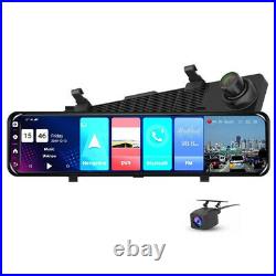 4G Android OS 12 Inch Smart Rear View Mirror Video Recorder with Reverse Camera