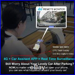 4G smart Car DVR Camera Android rear view backup mirror Dash Cam GPS navigation