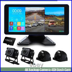 4K Backup Camera System with 10.36 Monitor for RV Truck Trailer Van Rear Side