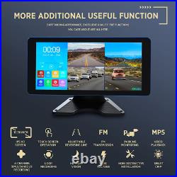 4K Backup Camera System with 10.36 Monitor for RV Truck Trailer Van Rear Side