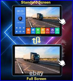 4K RV Backup Camera System 9 Monitor for Truck Bus Rear Side View DVR Recording
