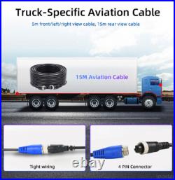 4K RV Backup Camera System 9 Monitor for Truck Bus Side Side View DVR Recording 4K RV Backup Camera System 9 Monitor for Truck Bus Side Side View DVR Recording