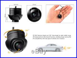 4PCS Car Rear View Cameras 4 Way 360 View Car Camera Control Box Switch System