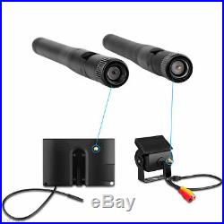 4PCS Wireless Backup Camera + 7 Monitor System for RV Truck Trailer Rear View