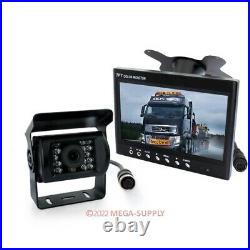 4Pin 12V Car Reversing Camera System With 7 LCD Monitor + CCD Backup Camera
