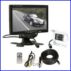 4Pin DC9V-35V Reversing Camera System with 7 Monitor+10m Cable for Caravan Semi