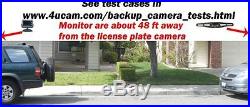 4UCAM 7 LCD Wireless Truck RV Backup Rear view Camera With Color LCD Monitor +