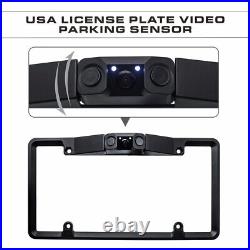 4.3Inch Dual Screen Car Rear View Mirror Monitor Radar Sensor Backup Cameras Kit