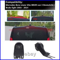 4.3 Car Rear View Mirror Monitor With Roof Reverse Camera for Mercedes Benz