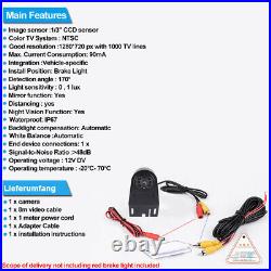 4.3 Car Rear View Mirror Monitor With Roof Reverse Camera for Mercedes Benz