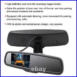 4.3 Car Rear View Mirror Monitor With Roof Reverse Camera for Mercedes Benz