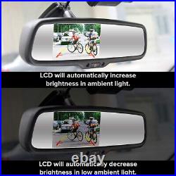 4.3 Car Rear View Mirror Monitor With Roof Reverse Camera for Mercedes Benz