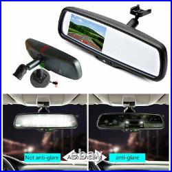 4.3 Car Rear View Mirror Monitor With Roof Reverse Camera for Mercedes Benz