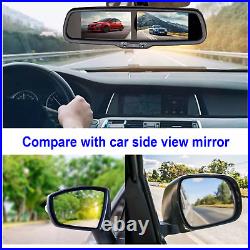 4.3 Dual Screen Car Rear View Mirror Monitor Radar Sensor Backup Cameras Kit