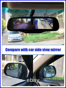 4.3 Dual Screen Mirror Monitor No1 Bracket 2x Car Front Side Rear View Camera