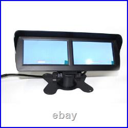 4.3 LCD Monitor+Backup Camera+Bracket Dual Screen Split Display Reverse Image