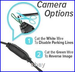 4.3 LCD Rear View Mirror with Wireless Transmitter + 170° LED Backup Camera Kit