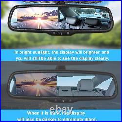 4.3'' Mirror Monitor Reversing Backup HD Camera For Chevy Express Van GMC Savana