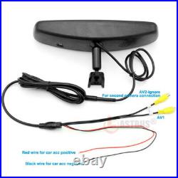 4.3'' Mirror Monitor Reversing Backup HD Camera For Chevy Express Van GMC Savana
