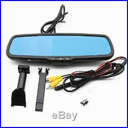 4.3 Mirror Monitors Car Tailgate Handle Rear View Back Up Camera Parking Kit