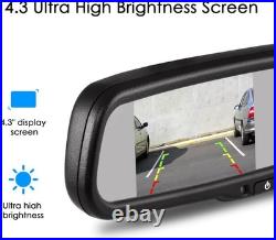 4.3 Rear View Mirror Camera with Night Vision IP68 Waterproof Backup Vision 4.3 Rear View Mirror Camera with Night Vision IP68 Waterproof Backup Vision