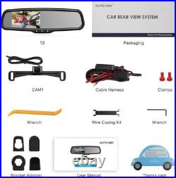 4.3 Rear View Mirror Camera with Night Vision IP68 Waterproof Backup Vision 4.3 Rear View Mirror Camera with Night Vision IP68 Waterproof Backup Vision