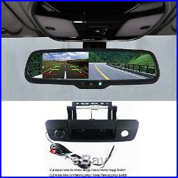 4.3 Rear View Mirror Monitor OEM Tailgate CCD Backup Camera For Dodge Ram 1500