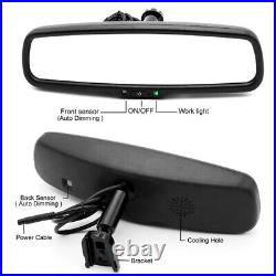 4.3 Rear View Mirror monitor Backup Camera For Jeep Wrangler JK 2007-2018
