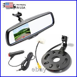 4.3 Rear View Mirror monitor Backup Camera For Jeep Wrangler JK 2007-2018