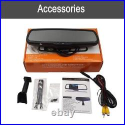 4.3 Rear View Mirror monitor Backup Camera For Jeep Wrangler JK 2007-2018