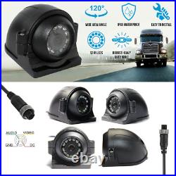 4 CH 9 MONITOR TRUCK TRACTOR REVERSING SECURITY SYSTEM 4x REAR VIEW CAMERA KIT