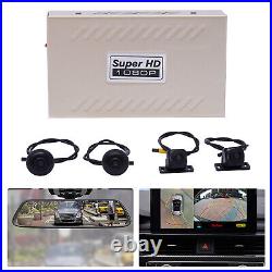 4-Camera 720p 360 Degree Dash Cam Car Rear Mirror DVR Night Vision Bird View