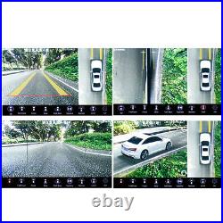 4 Camera Panoramic 3D 360° Bird View Car DVR Rear View Camera Recording Parking