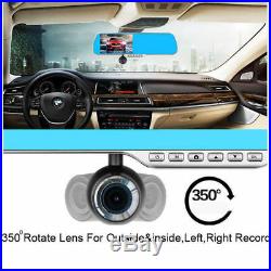 5HD 1080P Rear View Mirror Camera 12MP CAR Recorder Dash Cam DVR Smartwild W940