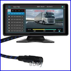 5 CH 10.36 IPS Quad Monitor DVR Backup camera For Truck Semi Box Bus RV Reverse