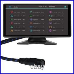 5 CH 10.36 IPS Quad Monitor DVR Backup camera For Truck Semi Box Bus RV Reverse