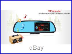 5 Car Rear View Mirror Monitor DVR GPS Navigation Bluetooth+HD Reverse Camera