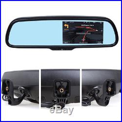 5 Car Rear View Mirror Monitor With DVR GPS Navigation Bluetooth+Reverse Camera