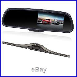 5 Car Rear View Mirror Monitor With DVR GPS Navigation Bluetooth+Reverse Camera