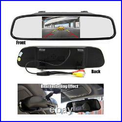 5 TFT LCD Monitor Car Rear View Reverse Rotation 360 Mini Parking Backup Camera