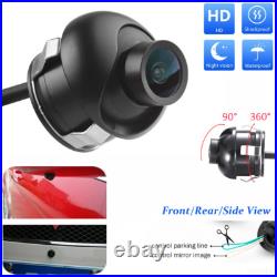 5 TFT LCD Monitor Car Rear View Reverse Rotation 360 Mini Parking Backup Camera